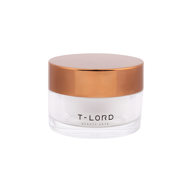 30g Capacity Elegance Gold PMMA Cosmetic Jar