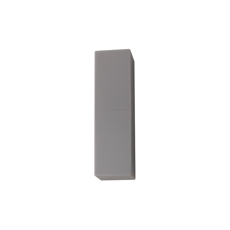 Gray Minimalist Square Lipstick Tube