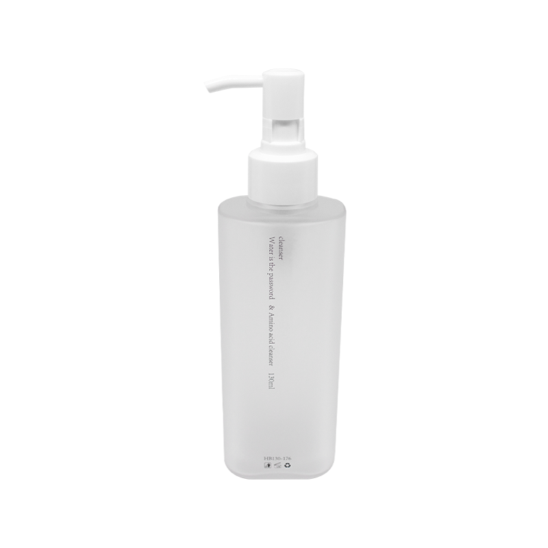 PETG 130ml Rounded Corners Foaming Cleanser Bottle
